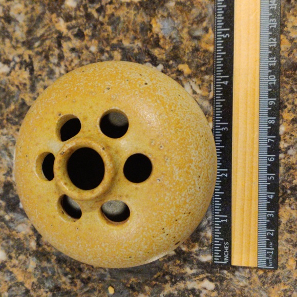 Handcrafted Ceramic Flower Frog Pottery - Picture 9 of 10